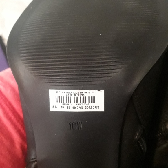 Torrid Faux Leather Faux Zip Booties - Picture 10 of 14